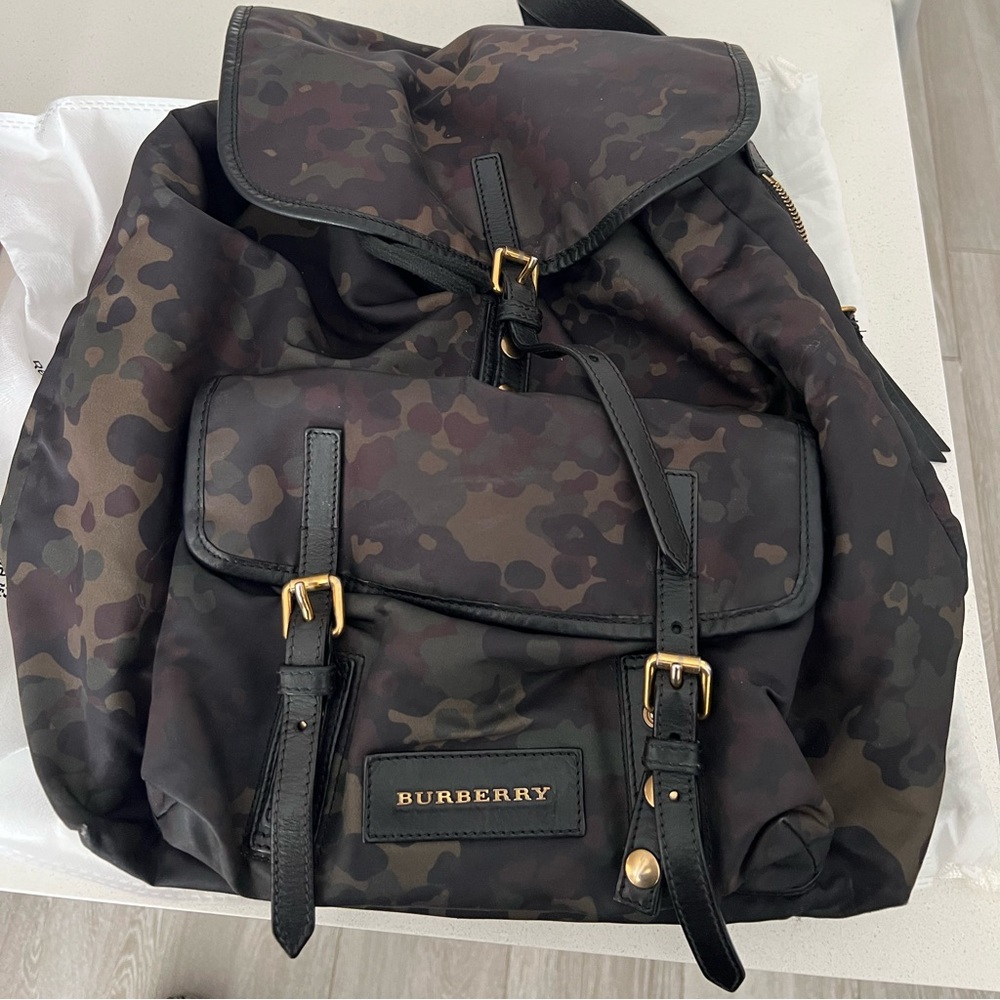 Camo Burberry Backpack
